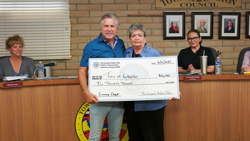 Cocopah Supports Town of Wellton