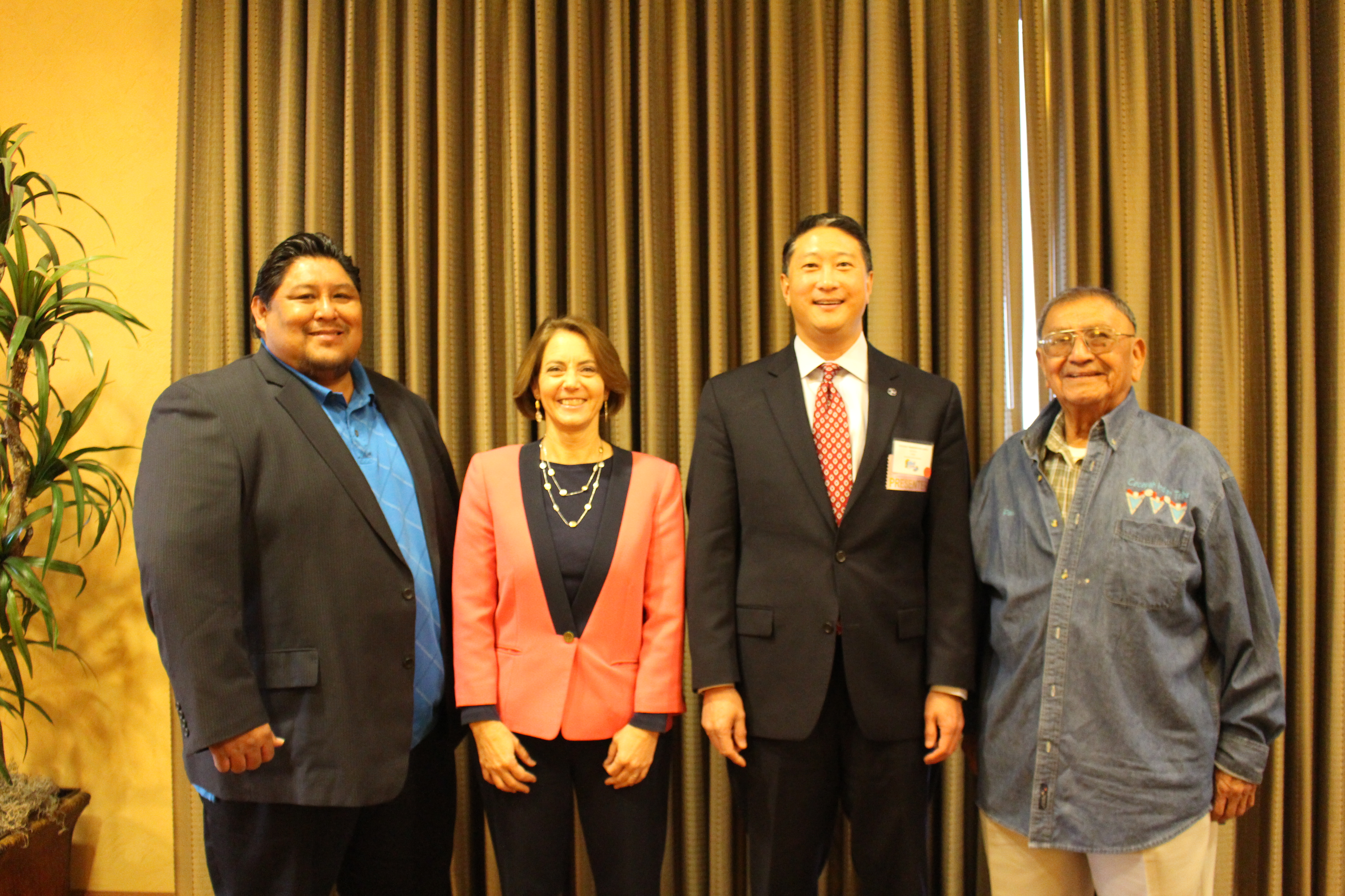 Cocopah Vice-Chairman J. Deal Begay Jr. and Planning Director Paul Soto